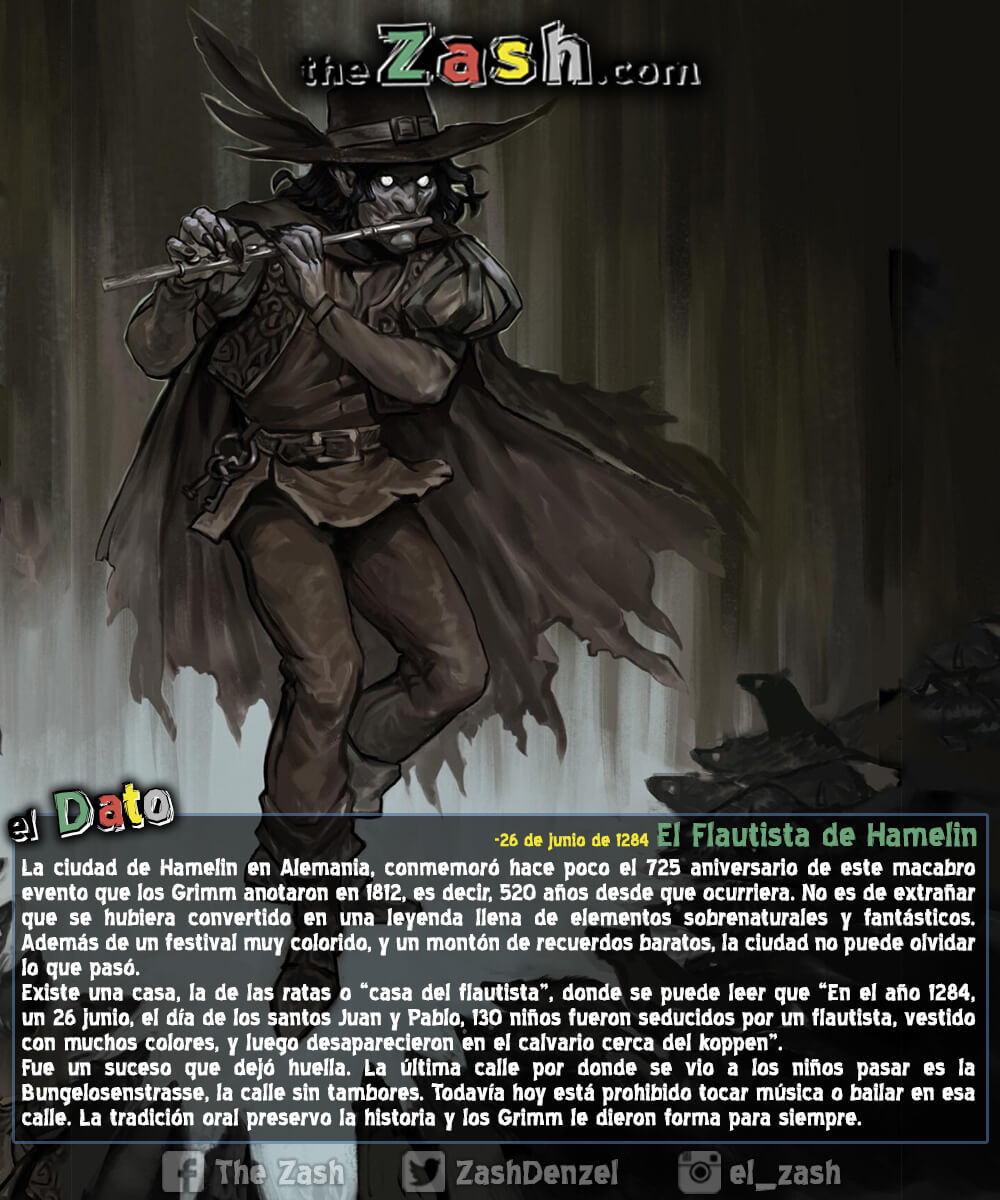 Datos sobre el verdadero Flautista de Hamelin