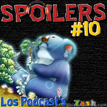 Portada del podcast 10 de TheZash, especial de Kaijus